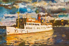Sea Cruise, A. Lefbard, 90x60 сm, 2013, oil on canvas