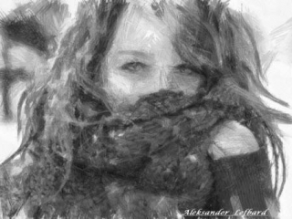 Girl, A.Lefbard, 2014, digiart