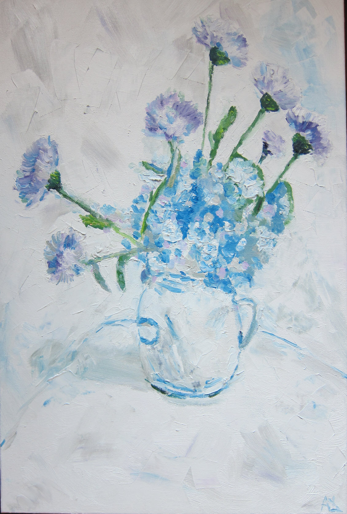 Summer freeze, 40*60 cm, A.Lefbard, 2015, oil on canvas