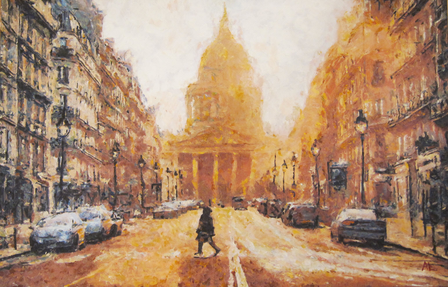Golden city, A. Lefbard, 60x40 сm, 2015, oil on canvas