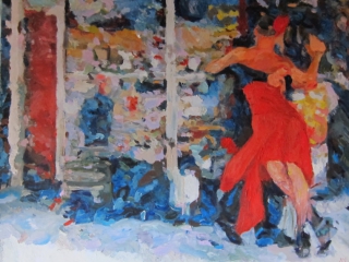 Street tango, 60*50 cm, 2015, A.Lefbard